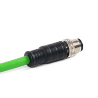 Câble EtherCat industriel SFTP CAT5E M12 à 4 broches avec connecteur M12 et chaîne de protection pour communication - Prix usine