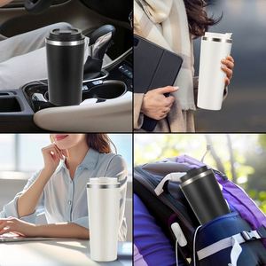 Vaso Térmico de Acero Inoxidable 304, Aislado al Vacío, Anticaídas, de Alta Calidad, Estilo Americano, para Exteriores - Product Image 4