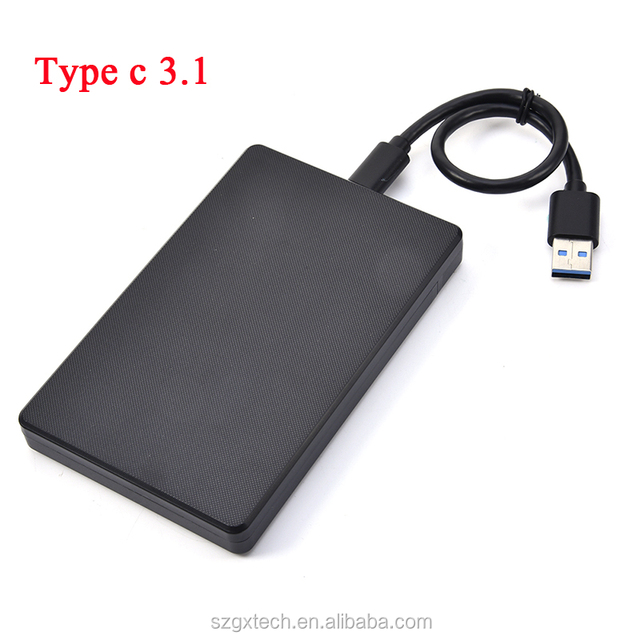 Support UASP 2.5 Inch External SATA Hard Disk Drive Enclosure to Type C USB 3.1 HDD SSD Case HDD Mobile Rack