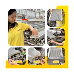 <span class=keywords><strong>Perfil</strong></span> de Disipador de Calor de <span class=keywords><strong>Aluminio</strong></span> Extruido Grande Personalizado de Fábrica para Inversor Solar, Radiador de Alta Potencia, Aleación 6063 T5 - Product Image 6