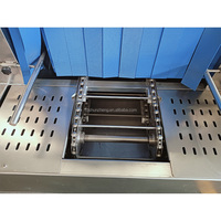 Laveuse industrielle de boîtes en plastique pour abattoirs de volailles Machine de nettoyage de cages à poulets Machine à laver les couvoir et les caisses