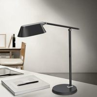 Lampe de bureau LED électrique moderne et simple, réglable, flexible, à gradation progressive, protection oculaire, commande tactile, pour lecture à domicile, DC