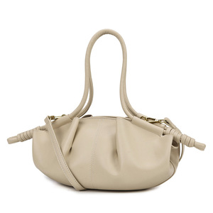 Sac à main en cuir PU souple pour femmes, sac à bandoulière rétro en forme de nuage avec détail de nœud pour le quotidien - Product Image 4