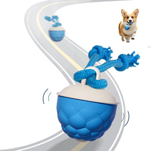 Мяч-попрыгун для домашних животных: прочная, устойчивая к укусам электрическая подпрыгивающая игрушка с автоматическим движением для кошек и собак - Product Image 1