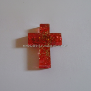 Grossiste Fabricant de pendentif croix en cornaline rouge de forme unique Matériau des pierres précieuses - Product Image 1