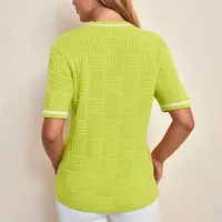 DOWNUPON designer brand Pullover lavorato a maglia di alta qualità maglione sciolto maglione a righe a righe tinta unita top