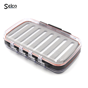 Caja <span class=keywords><strong>de</strong></span> señuelos <span class=keywords><strong>de</strong></span> <span class=keywords><strong>pesca</strong></span> con mosca <span class=keywords><strong>de</strong></span> silicona, caja portátil <span class=keywords><strong>de</strong></span> doble capa, impermeable, <span class=keywords><strong>de</strong></span> plástico - Product Image 2