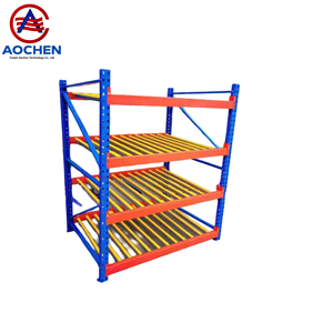 AOCHEN 유연한 복합 파이프 흐름 선반 | 편리한 액세스 스토리지 랙 | 상업용 창고 쌓을 수있는 랙 시스템 - Product Image 2