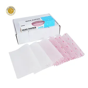 Folhas De Papel De Cera Material Do Bom Papel Do Alimento De OOLIMA Para O Envolvimento Do Hambúrguer O Branco Liso