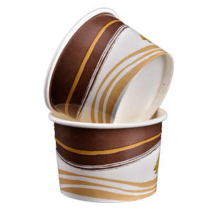 Tasse de crème glacée en papier de qualité alimentaire, Double PE biodégradable, papier artisanal, pompe à <span class=keywords><strong>lait</strong></span> <span class=keywords><strong>maternel</strong></span> gratuite, papier chocolat or, bonbons, yaourts - Product Image 5