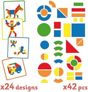 <span class=keywords><strong>Blocchi</strong></span> Puzzle giocattolo Tetra in legno <span class=keywords><strong>blocchi</strong></span> schizzo giocattolo creativo blocco di costruzione giocattoli in legno forme magnetiche - Product Image 4