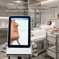 Appareil d'épilation par électrolyse unisexe haute puissance à double mode, haute puissance + double mode, épilation rapide