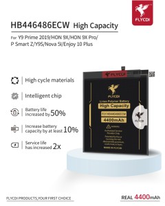 FLYCDI batteria per telefono cellulare per <span class=keywords><strong>HUAWEI</strong></span> <span class=keywords><strong>Y9</strong></span> Prime 2019 HB446486ECW per HON 9X HON 9X Pro P Smart Z Y9S Nova 5I - Product Image 3