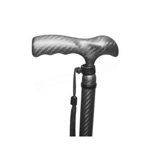 Haute qualité nouveau vieil homme bâton de marche en Fiber de carbone cannes télescopiques poignée en T béquille Stable - Product Image 3