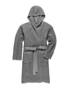 LOGO Custom 100% Cotton <strong>Waffle</strong> Fabric Hoodie Bathrobes High-quality Absorbent Unisex Men Women <strong>Waffle</strong> Hooded <strong>Robes</strong> - Product Image 6