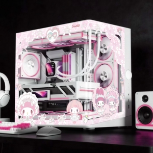 Boîtier PC <span class=keywords><strong>Gaming</strong></span> Mini Tour Moyenne M-ATX en Alliage d'Aluminium Vertical Personnalisé Anime Blizzard avec Panneaux Latéraux en Verre Trempé NPC AIR ROG - Product Image 6