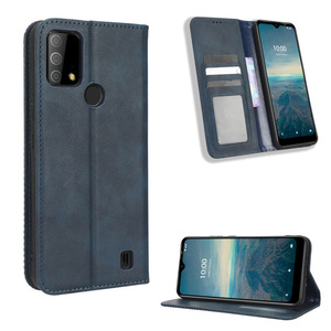 Étui portefeuille rétro en cuir pour téléphone <span class=keywords><strong>Vodafone</strong></span> Smart V22 - Product Image 1