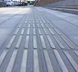 स्टेनलेस स्टील टैटाइल स्टड विरोधी पर्ची 304 टैटाइल इंडिकेटर स्पर्श दिशात्मक ब्लाइंड गाइडिंग रोड स्टड - Product Image 6