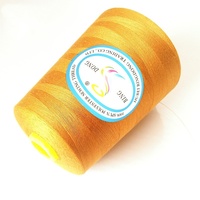 Fil à coudre ciré certifié Oeko-Tex, haute ténacité, faible rétrécissement, teint, écologique, 60/3 602 60 2 40/2 402 50/2, fournisseur chinois
