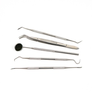 Alat Profesional Pembersih Gigi dari Baja Tahan Karat untuk Dokter Gigi, Set Alat Perawatan Mulut - Product Image 1