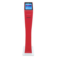 Distributeur de billets de 15.6 pouces Machine de file d'attente Banque Queue Imprimante QR interactive Écran tactile