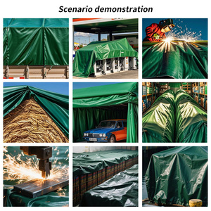 Bâche en fibre de verre ignifuge pour la prévention des incendies, la découpe et le soudage, tissu ignifuge avec dimensions personnalisables - Product Image 6