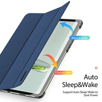 Étui DUX DUCIS série Domo pour OnePlus Pad Go avec support pour stylet, mise en veille/réveil automatique, antichoc pour Oppo Pad 2