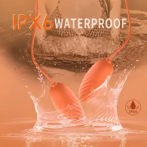 เครื่องสั่นซิลิโคนเกรดทางการแพทย์แบบพกพาสำหรับกระตุ้นคลิตอริสเต้านมแบบ2-in-1เครื่องสั่นกระตุ้นช่องคลอด9โหมดสั่นของเล่นทางเพศสำหรับ - Product Image 3