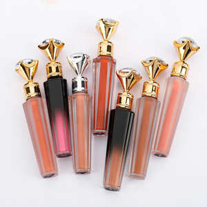 Luxurious Diamond Customizable Matte Long-Lasting Waterproof Cream <b>Lip</b> Gloss Mineral Ingredients Natural Vegan Formula - Product Image 5