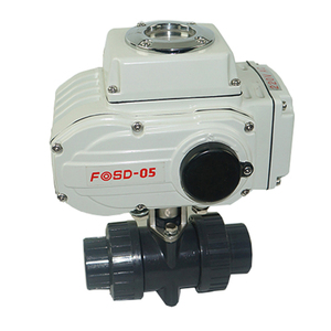Válvula de Bola de PVC Verdadero de 2 Vías y 3 Posiciones para Piscina, 12V 24V 220V, OEM IP65 PN16/PN25 - Product Image 4