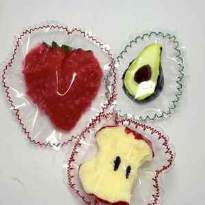 CHENXI 2026 Trending Colorful Fruit Squishy Toys Tpr Keychain Bag Pendant Knead Simulate Apple Strawberry Fidget Toy - Product Image 6