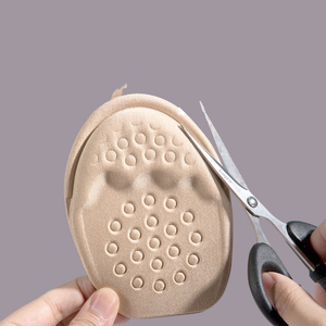 Demi-semelles antidérapantes pour hommes et femmes, inserts de soulagement de la douleur pour l'avant-pied, coussinets de semelle, réducteurs de taille, pour talons hauts, soin des chaussures - Product Image 2