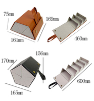 Étui à lunettes multifonctionnel en cuir PU tendance avec volet roulant, sac de rangement pour bijoux et lunettes, sac de voyage pour lunettes