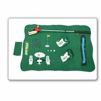 Ensemble de jouets de mini-golf pour enfants, jeu de mini-golf portable intérieur/extérieur pour le jeu en famille