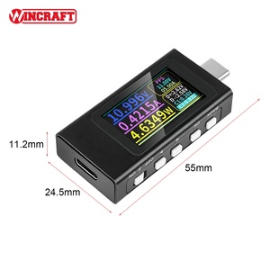 Adaptador WINCRAFT T30112 <span class=keywords><strong>Lightning</strong></span> Macho a Tipo C 3.1 Hembra, Medidor de Potencia Multifuncional Digital, Voltímetro y Medidor de Capacidad de Energía - Product Image 2