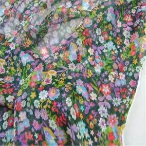 Tela <span class=keywords><strong>de</strong></span> Chifón Georgette <span class=keywords><strong>de</strong></span> Seda 100% Pura, Natural, Cómoda, con Estampado <span class=keywords><strong>de</strong></span> Flores Pequeñas y Bonitas, Transpirable, para Vestido <span class=keywords><strong>de</strong></span> Verano - Product Image 6