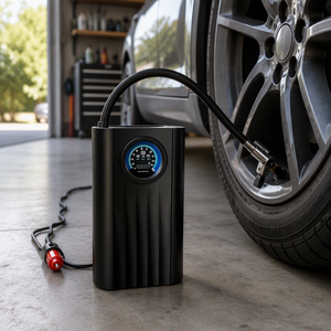 Compresseur d'air 12V pour pneus de voiture avec manomètre à cadran et embout rapide pour voitures, SUV, motos, vélos et ballons - Product Image 3