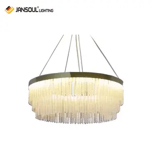 2021 modern design crystal chandelier hanging decorative pendant lamp