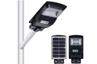 Lampadaire solaire LED intégré certifié IP65 ROHS pour usage routier, 20W 30W 60W 100W 150W 200W 400W, liste de prix