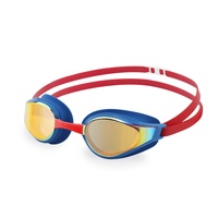 Lunettes de natation pour adultes et jeunes, compétition, fitness, vision large, verres avec revêtement miroir, anti-buée, protection UV