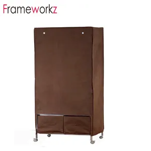 Armoire Portable réglable, étagère à fils, placard Non tissé