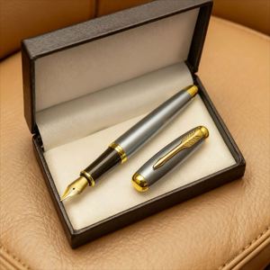 MultiColor High Quality Luxury Fountain <b>Pen</b> with logo 0.5 mm Writing Diameter Custom <b>Pen</b> for Corporate Gifts and Brand Promotion - Product Image 5
