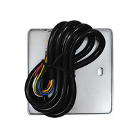 Control de Acceso Biométrico con Huella Dactilar, Teclado de Control de Acceso con Lector de Tarjetas RFID, Resistente al Agua, Compatible con la Aplicación Móvil Tuya, 86*86 mm