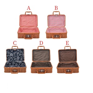 Cestas <span class=keywords><strong>de</strong></span> <span class=keywords><strong>Mimbre</strong></span> Tejidas a Mano, Ecológicas y Vintage, para Picnic, Almacenamiento <span class=keywords><strong>de</strong></span> Frutas, con Asa, Regalos para Niños, Compras para Mujeres - Product Image 1
