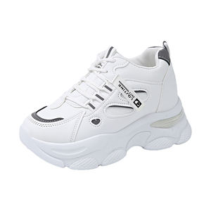 Chaussures de sport décontractées à lacets pour femmes, rehaussantes, nouvelle tendance mode, confortables et antidérapantes, style marche - Product Image 2