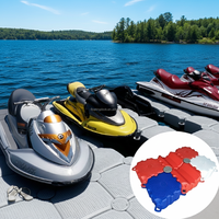 Accessoires de quai flottant modulaire écologiques de haute qualité pour Marina Pontoon Utilisation GZZH Marque Guangdong Marine Supplies