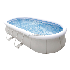 Piscine hors sol Avenli 17023EU 20 pieds grise 6,10 m * 3,60 m * 1,22 m, grande piscine familiale, structure en acier, piscine pour enfants - Product Image 3