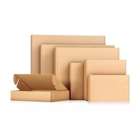 Vente directe d'usine de cartons ondulés personnalisés avec impression, faciles à plier, emballages en carton multicolores