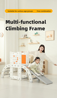 Segitiga Panjat Plastik Ramah Lingkungan Aman dan Populer untuk Balita, Permainan Dalam Ruangan, Warna Dapat Disesuaikan, Mainan Seluncuran Multifungsi