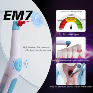 YAYIDA EM7 Lápiz Escalpador Ultrasónico Dental Inalámbrico para Limpieza de Conductos Radiculares con 3 Modos de Velocidad para Terapia Oral - Product Image 1